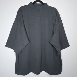 Yeezy x Gap Kanye West Men's Short Sleeve T-Shirt Oversized Heavyweight Black XS